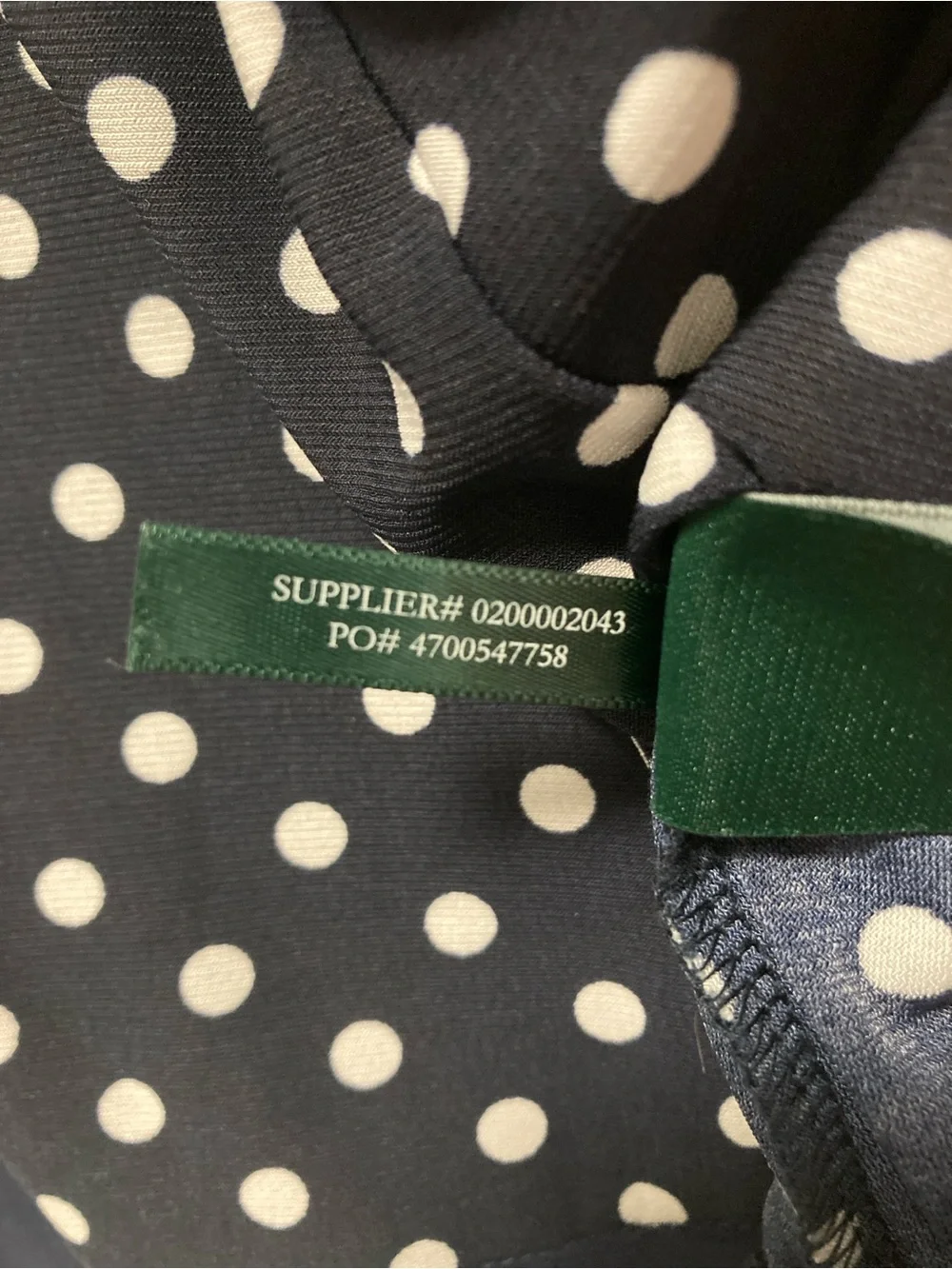 Lauren Ralph Lauren Navy Blue &White Polka Dot Sleeveles Midi Dress Size 12